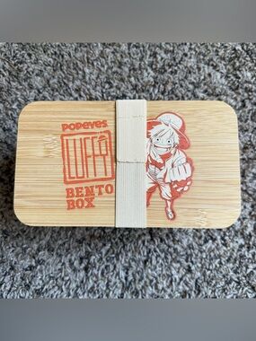 Popeyes One Piece Luffy Collectible Bento Box 2026 - BRAND NEW Limited Edition